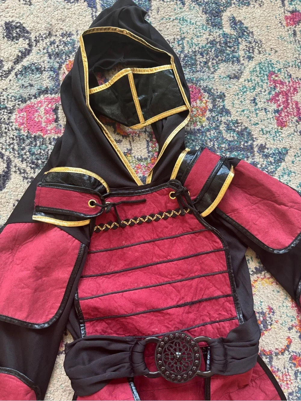 Teetot Ninja Samurai Style Halloween Costume Jumpsuit Boys Girls Size 7/8